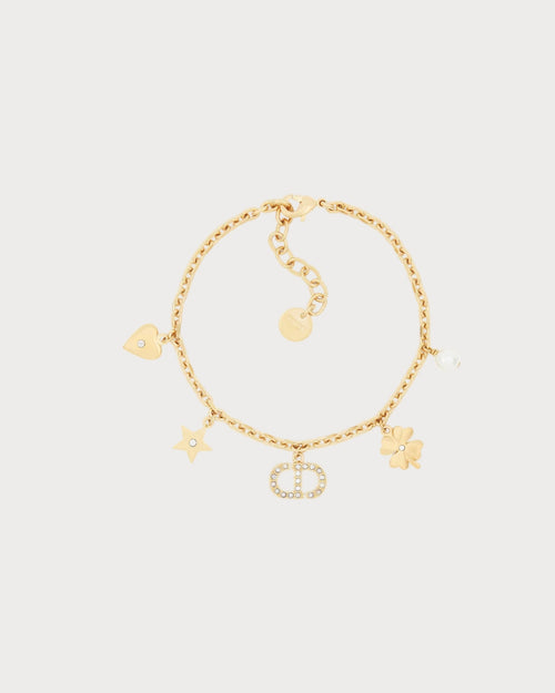 CHRISTIAN DIOR Petit CD Lucky Charms Bracelet | 迪奧 幸運星手鏈 (金色)