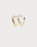 PRADA 1IO148 Metal Heart Earrings | Prada heart-shaped earrings (gold)