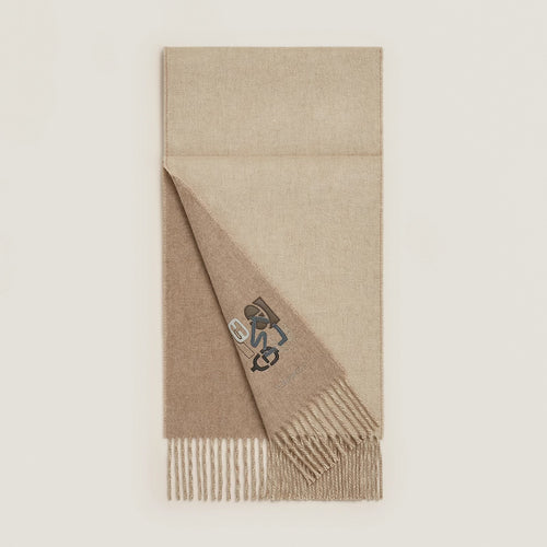 وشاح HERMES Recto-Verso PM H Puzzle | وشاح Hermès للرجال (متعدد الألوان)