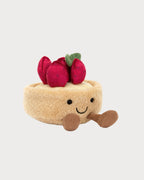 JELLYCAT Amuseables Fleurette Tarte Aux Fraises(Brown)
