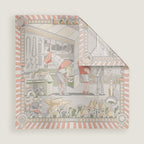 وشاح HERMES Pony Pit Stop مزدوج الوجه 90 | وشاح حرير Hermès (متعدد الألوان)