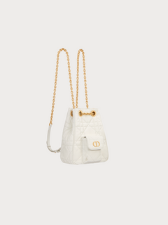 CHRISTIAN DIOR Dior Caro Multicarry Backpack with Chain(Small/2 Colors)