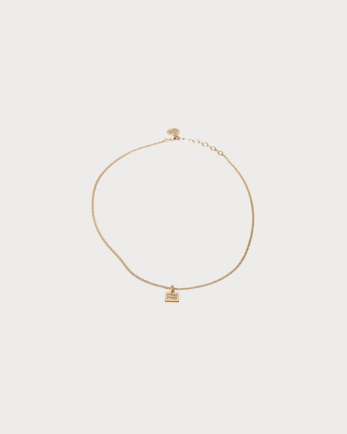 MIU MIU Metal Necklace | 繆繆 頸鏈 (金色)