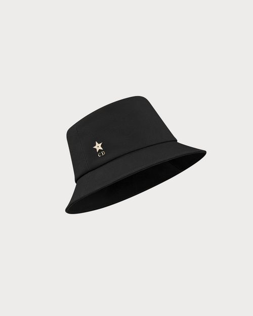 CHRISTIAN DIOR Teddy-D Small Brim Bucket Hat(Black)