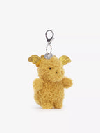 JELLYCAT Little Dragon Bag Charm(Jaune)