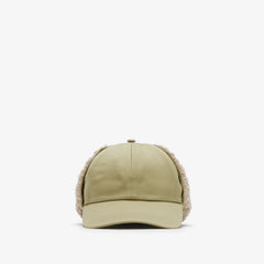 BURBERRY Fleece Trim Trapper Cap | 博柏利 帽 (Hunter)