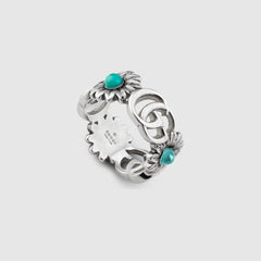 خاتم غوتشي مزدوج G من عرق اللؤلؤ | خاتم غوتشي (متعدد الألوان)