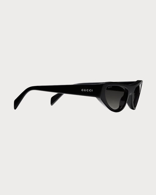 GUCCI Cat-Eye Frame Sunglasses | 古馳 太陽眼鏡 (黑色)