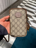 GUCCI Men's GG Retro Mini Bag | 古馳 男仕手袋 (啡色)