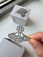 VIVIENNE WESTWOOD Annalisa Large Hair Clip | VIVIENNE WESTWOOD Annalisa Large Hair Clip (Large/Silver)