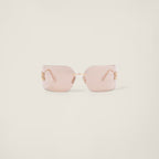MIU MIU Aube Sunglasses Rose Gold Lenses | 繆繆 太陽眼鏡 (玫瑰金鏡片)