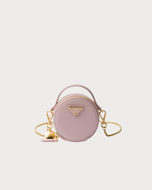 PRADA Saffiano Leather Mini-Pouch | 普拉達 迷你袋 (Pink)