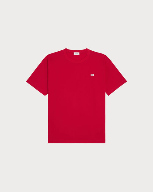 CELINE (M) Triomphe Loose T-Shirt Cotton Jersey(Many)