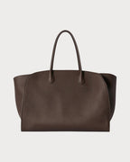 THE ROW Marlo 17 Grained Calfskin(Dark Brown)