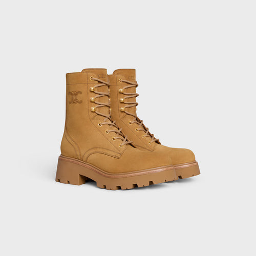 CELINE Triomphe Rangers Mid Lace-Up Boot Light Beige | 賽琳 凱旋遊俠中筒綁帶靴(淺米色)