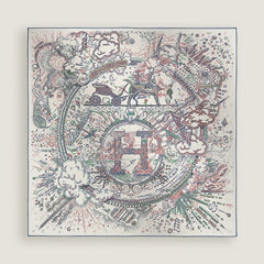 وشاح HERMES Please Hold The Line 90 | وشاح حرير Hermès (متعدد الألوان)