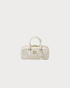 MIU MIU Matelasse Nappa Leather Bag | 繆繆 手袋 (White)