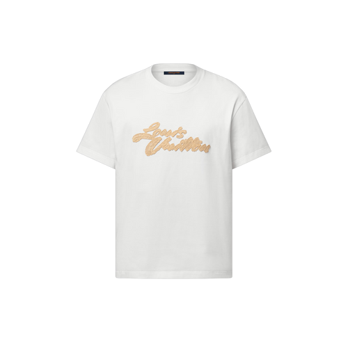 LOUIS VUITTON 1AHW92 Embroidered Signature T-Shirt | Louis Vuitton Men's Top (Multicolor)