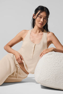 ALO YOGA Supernatural Sweater Henley Tank | 背心毛衣 (多色) - LondonKelly 英國名牌代購