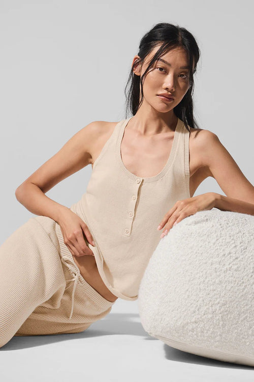 ALO YOGA Supernatural Sweater Henley Tank | 背心毛衣 (多色) - LondonKelly 英國名牌代購