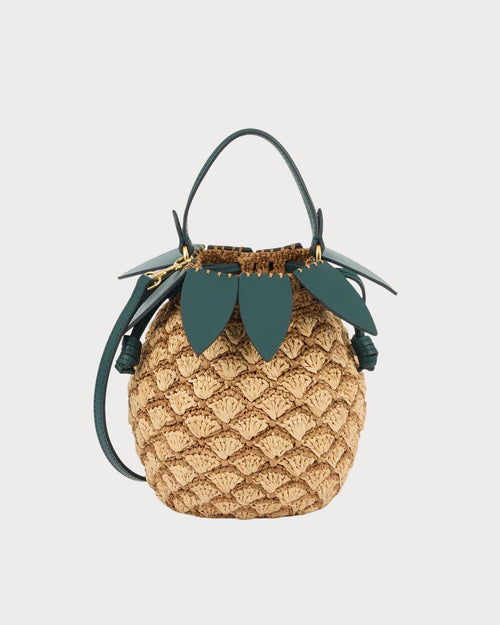 ANYA HINDMARCH Pineapple Cross - body | 安雅·希德瑪芝 Pineapple 斜背包(天然色) - LondonKelly 英國名牌代購