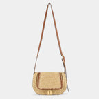 ANYA HINDMARCH Vere Raffia Small Cross - body | 安雅·希德瑪芝 Vere 草編小型斜背包(天然色) - LondonKelly 英國名牌代購