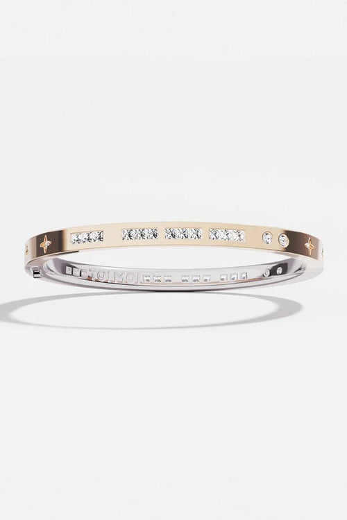 APM MONACO AB4961OXP TOI MOI Morse Code Bangle | 摩斯密碼手鐲 (銀/玫瑰金色) - LondonKelly 英國名牌代購