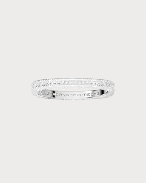 APM MONACO AB5033OX Pave Bangle | 鑲石手鐲 (銀色) - LondonKelly 英國名牌代購