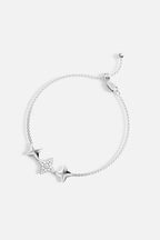 APM MONACO AB5402OX Triple Meteorites Silver Adjustable Bracelet | 三流星可調銀手鏈 (銀色) - LondonKelly 英國名牌代購