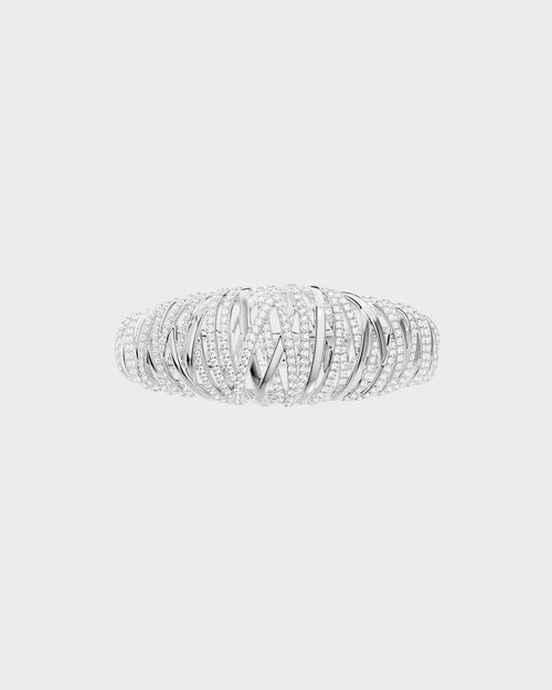 APM MONACO AB5649OX Enlace Bangle | 交織手鐲 (銀色) - LondonKelly 英國名牌代購