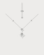 APM MONACO AC7666OX Double Meteorites Silver Adjustable Necklace | 雙重可調式頸鏈 (多色) - LondonKelly 英國名牌代購