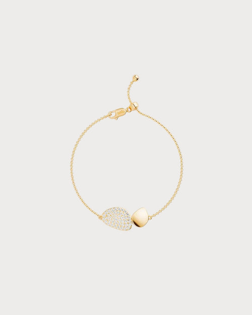 APM MONACO YB5561OX Galet Adjustable Bracelet | 可調鵝卵石手鏈 (金色) - LondonKelly 英國名牌代購