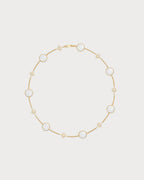 APM MONACO YC7934XNA White Nacre Meteorites Choker | 白色珍珠母頸鏈 (金色) - LondonKelly 英國名牌代購