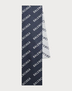 BALENCIAGA Allover Logo Macro Scarf(3 Colors) - LONDONKELLY 英國名牌代購