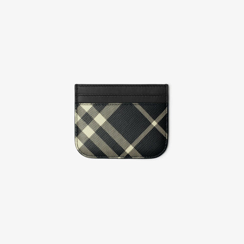 BURBERRY Check Card Case Black/Calico | 博柏利 格紋卡套 (黑色) - LondonKelly 英國名牌代購