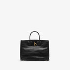 BURBERRY Small Rocking Horse Tote Croc - Effect Black | 博柏利 鱷魚皮手袋 (細碼/黑色) - LondonKelly 英國名牌代購