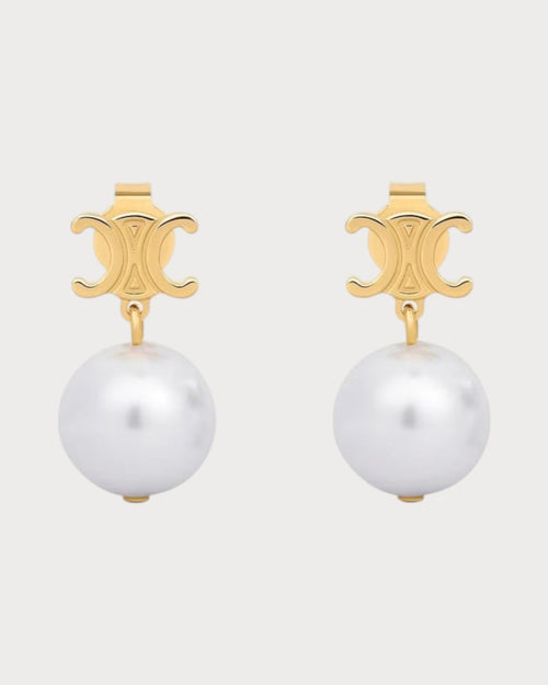 CELINE Les Perles Celine Earrings | 賽琳 耳環 (金色) - LondonKelly 英國名牌代購