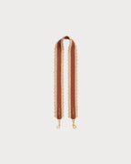 CELINE Raffia and Calfskin Long Strap | 賽琳 長肩帶 (啡色) - LondonKelly 英國名牌代購