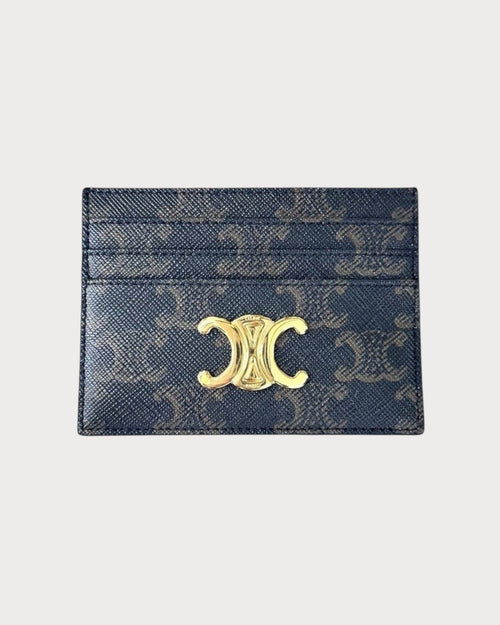 CELINE Triomphe Card Holder | 賽琳 卡套 (啡色老花) - LONDONKELLY 英國名牌代購