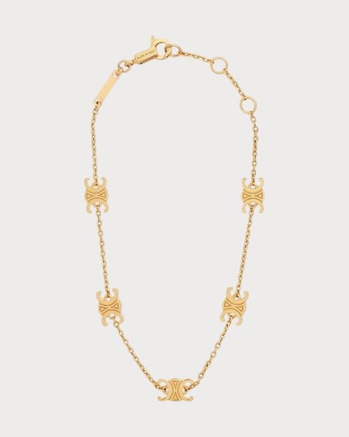 CELINE Triomphe Mini Triomphe Bracelet | 賽琳 手鏈 (金色)