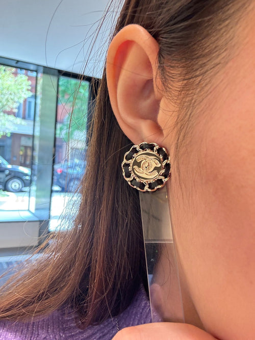 CHANEL Metal CC Earrings | 香奈兒 耳環 (金色) - LondonKelly 英國名牌代購