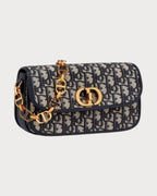 CHRISTIAN DIOR 30 Montaigne Avenue Bag | 迪奧 30蒙田手袋 (藍色老花) - LONDONKELLY