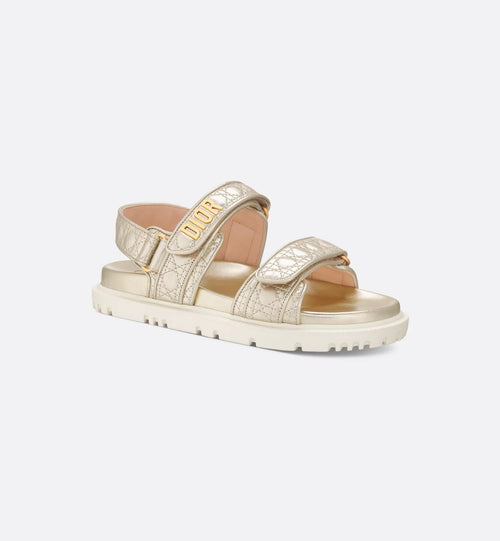 CHRISTIAN DIOR Women's Dior Or Dioract Sandal | 迪奧 涼鞋 (金色) - LondonKelly 英國名牌代購