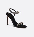 CHRISTIAN DIOR Women's Diorissime Heeled Sandal | 迪奧 高跟涼鞋 (黑色) - LondonKelly 英國名牌代購