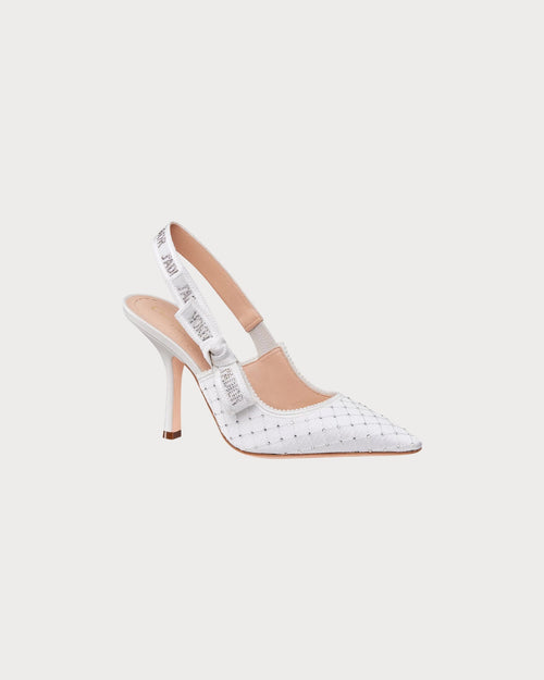 CHRISTIAN DIOR Women's J'Adior Slingback Pump | 迪奧 高跟鞋 (白色) - LondonKelly 英國名牌代購