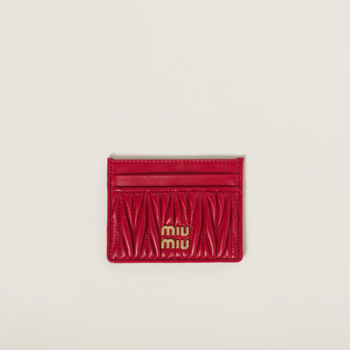 MIU MIU Matelasse Nappa Leather Card Holder | Miu Miu Card Holder (Multicolor)