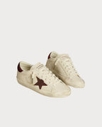 GOLDEN GOOSE Women’s Super - Star LTD with suede star and heel tab with Swarovski crystals | 黃金鵝 女款 Super - Star LTD 搭配麂皮星星與施華洛世奇水晶後跟標籤(白色) - LondonKelly 英國名牌代購