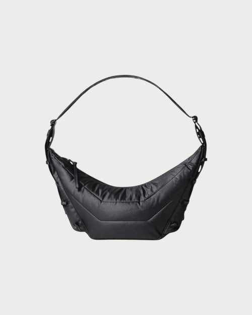 LEMAIRE Small Soft Game Bag In Water - Repellent Coated Cotton | 防水手袋 (小碼/灰黑色) - LONDONKELLY 英國名牌代購