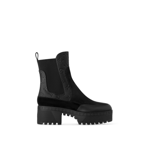 LOUIS VUITTON 1AC7W0 Women's Laureate Platform Chelsea Boots | 路易威登 短靴 (黑色) - LondonKelly 英國名牌代購