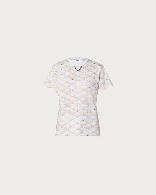 LOUIS VUITTON 1AFFYT 3D Malletage Print T-Shirt | 路易威登 短袖上衣 (白色) - LondonKelly 英國名牌代購